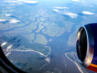 Flying over South Carolina